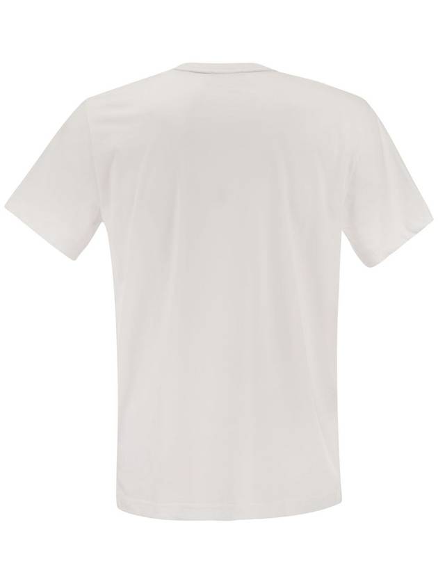 Cotton T-shirt with pocket - FAY - BALAAN 2