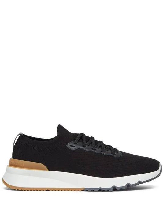 Knit Running Sneakers Black - BRUNELLO CUCINELLI - BALAAN 2