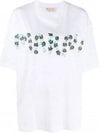 Daisy Logo Short Sleeve T-Shirt White - MARNI - BALAAN 2