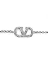 Valentino 5W2J0F84 YCW 68S J0F84 Garavani V logo crystal bracelet - RED VALENTINO - BALAAN 3