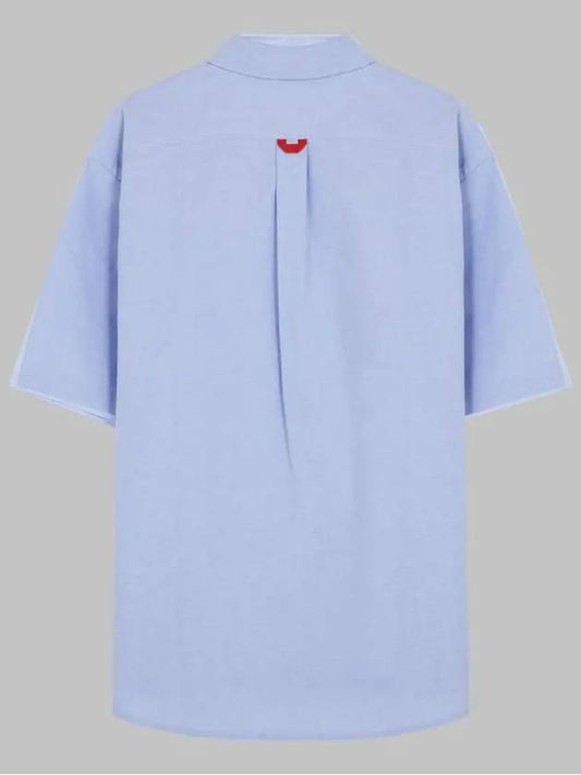 Classic Short Sleeve Oxford Shirt GEE245 103 Blue - GEECOON - BALAAN 2