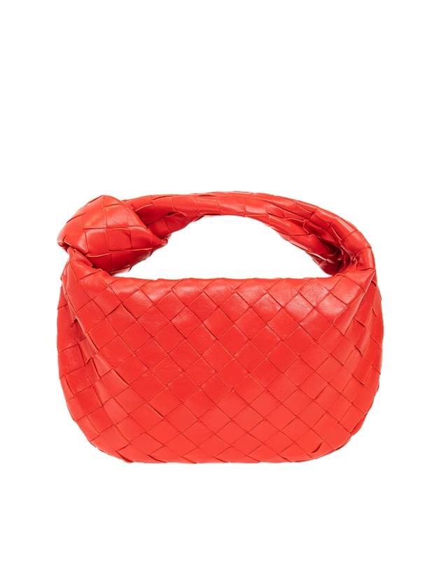 Jodie Intrecciato Small Tote Bag Light Red - BOTTEGA VENETA - BALAAN 1