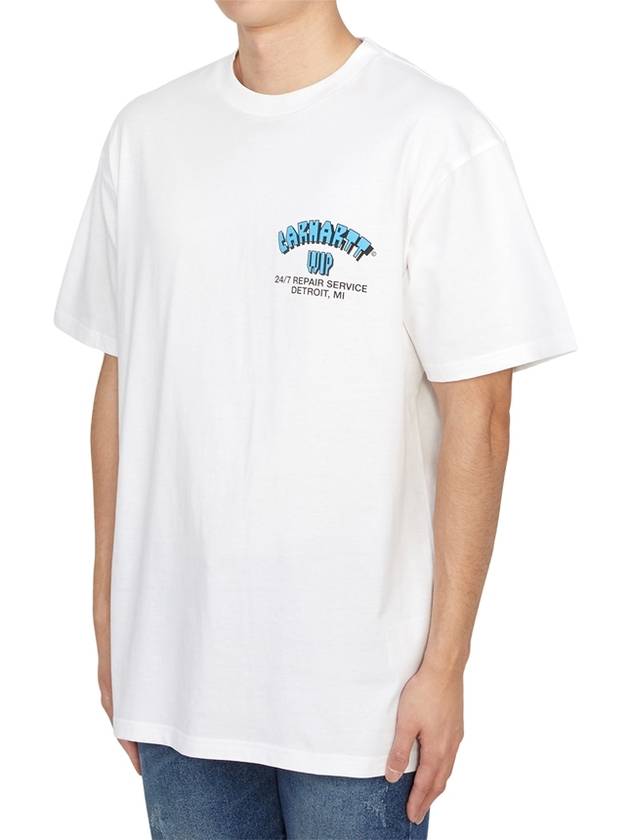 Super Tired Short Sleeve T-Shirt White - CARHARTT WIP - BALAAN 4