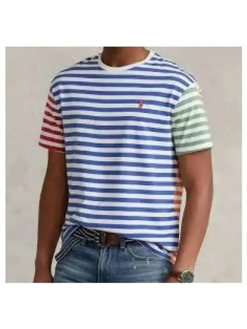 30 points custom slim fit striped jersey t shirt multi - POLO RALPH LAUREN - BALAAN 1