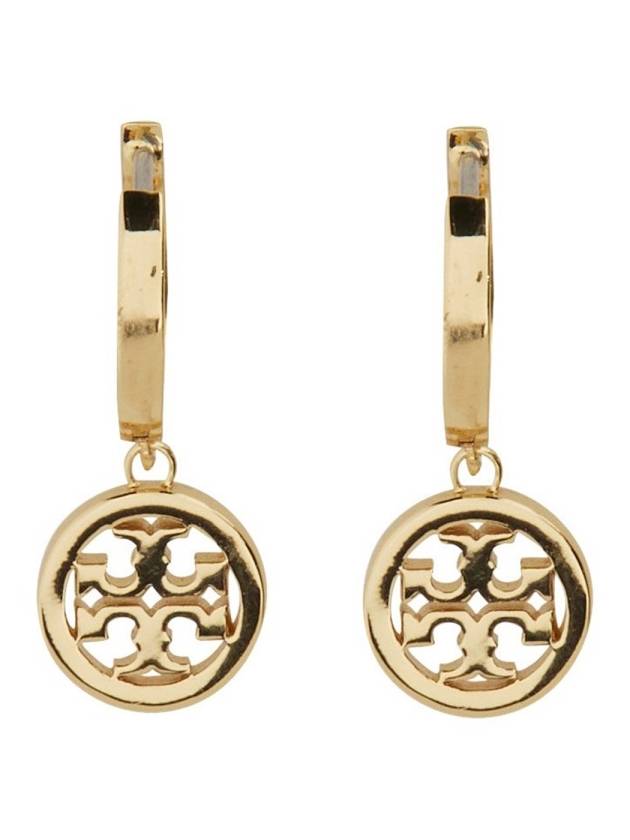 Miller Pave Hoop Earrings Gold - TORY BURCH - BALAAN 3