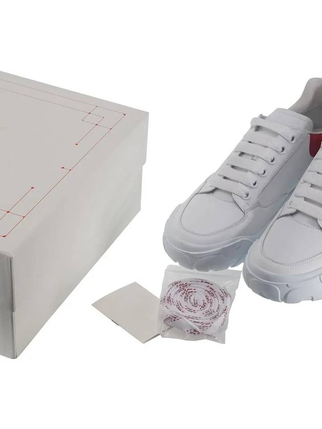 Court Trainer Red Tab Low Top Sneakers White - ALEXANDER MCQUEEN - BALAAN 8