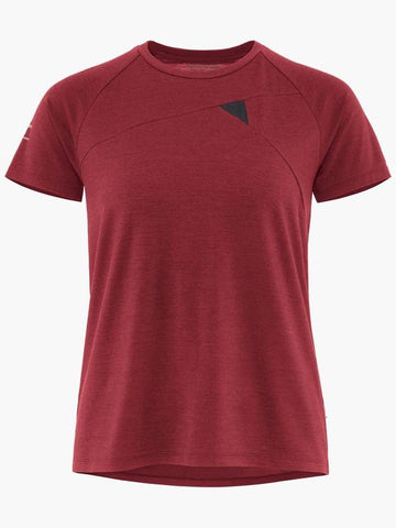 Fafne SS Tee Dark Russet Woman 20635W01 224 - KLATTERMUSEN - BALAAN 1