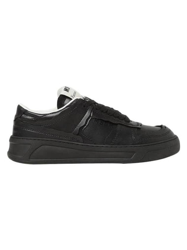 Fantastic Green Panel Low Top Sneakers Black - MSGM - BALAAN 1