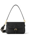 Diane Monogram Leather Shoulder Bag Black - LOUIS VUITTON - BALAAN 1