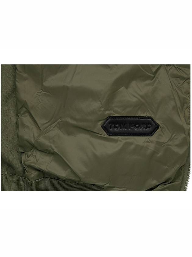 Men's Tricot Down Padding Green - TOM FORD - BALAAN 8