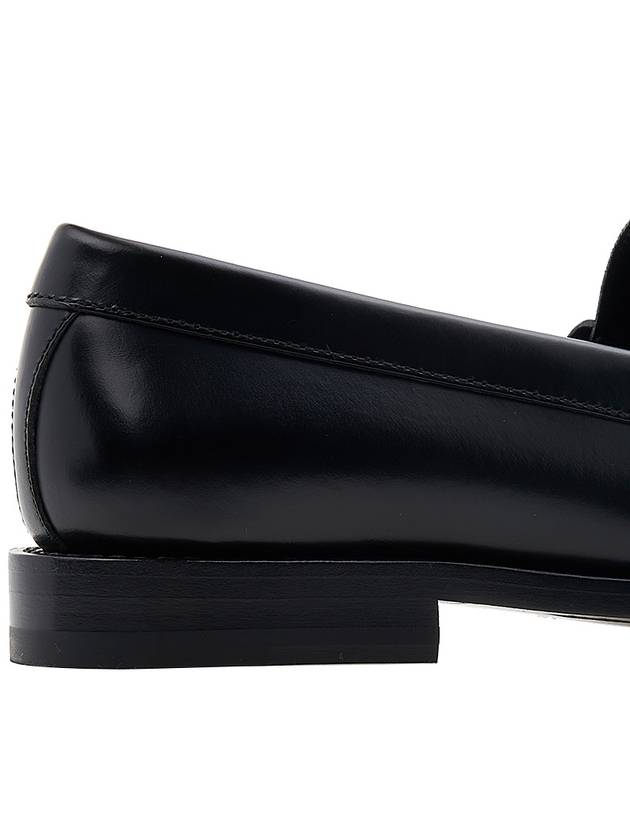 Luco Triomphe Polished Bull Loafers Black - CELINE - BALAAN 11