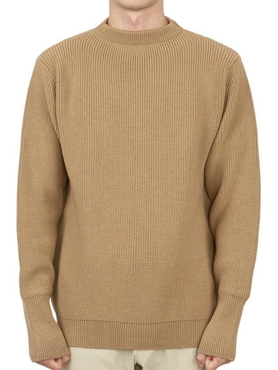 Sailor Crew Neck Knit Top Camel - ANDERSEN-ANDERSEN - BALAAN 2