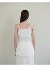 Out Sim Detail Camisole Sleeveless White - UNMUTE - BALAAN 3