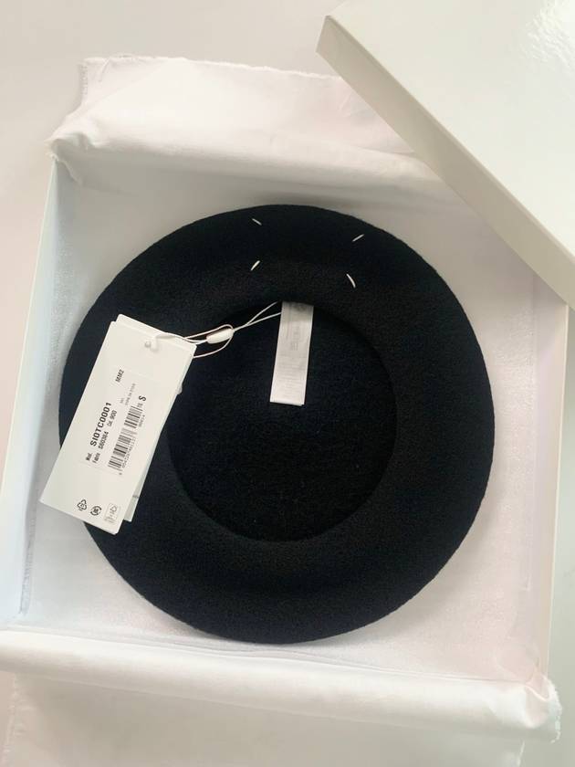 Stitch Beret Black - MAISON MARGIELA - BALAAN 2