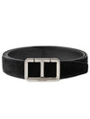 TB280 LCL294Y 1N001 Suede Scored T Buckle Belt - TOM FORD - BALAAN 2