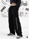 EL Radius Wide Sweat Pants Black - ELIMENO - BALAAN 3