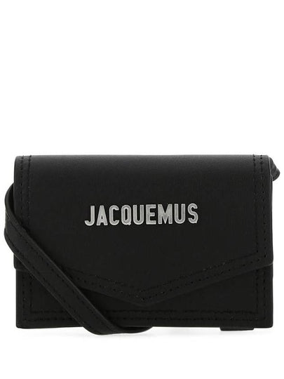 Le Porte Azur Envelope Pouch Bag Black - JACQUEMUS - BALAAN 2