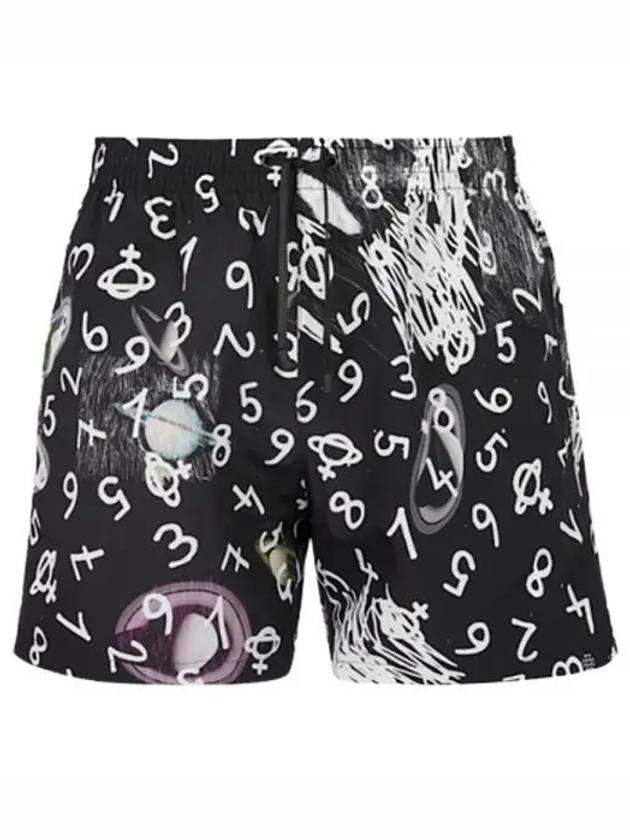 Graphic Print Swim Shorts Black - VIVIENNE WESTWOOD - BALAAN 2