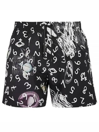 Graphic Print Swim Shorts Black - VIVIENNE WESTWOOD - BALAAN 2