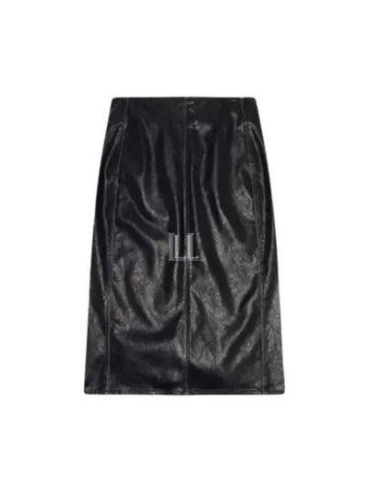 O-Taten Midi A-Line Skirt Black - DIESEL - BALAAN 2