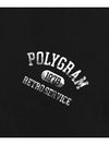 Vint Retro Service Sweatshirt Black - POLYGRAM - BALAAN 4