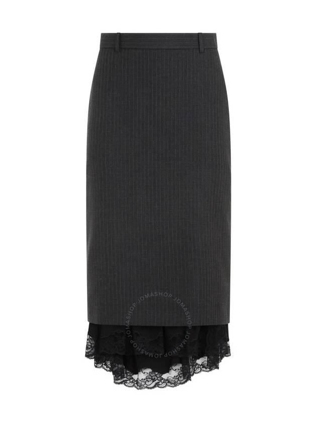 Lingerie Tailored H-Line Skirt Grey - BALENCIAGA - BALAAN 2