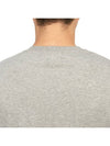 Slimfit Cotton Jersey Short Sleeve T-shirt Light Grey - STONE ISLAND - BALAAN 8