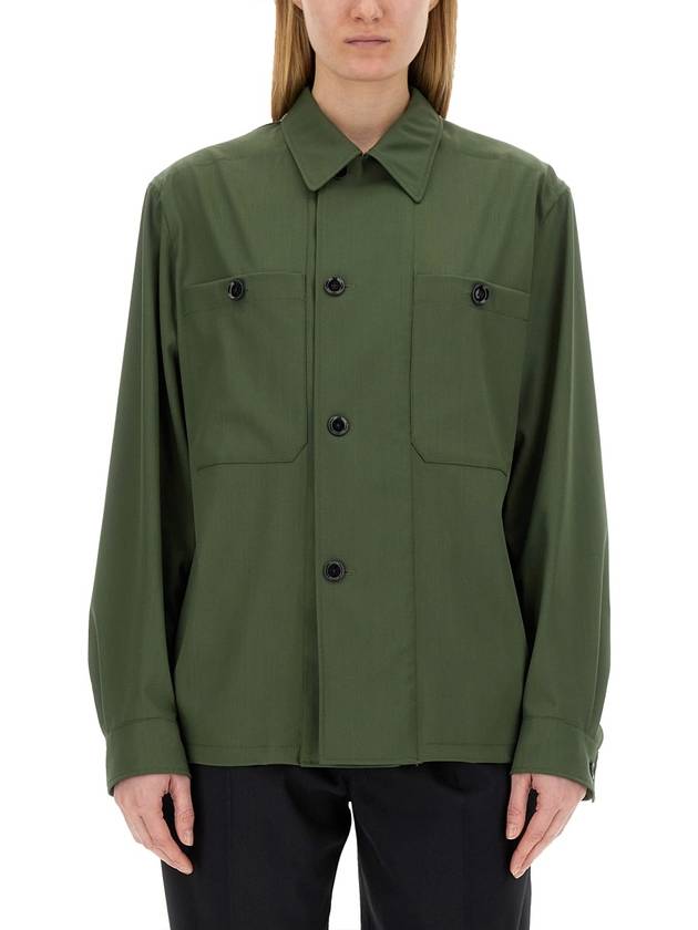 Long Sleeve Shirt JA1046 LF1210 GR627 SMOKY GREEN - LEMAIRE - BALAAN 2