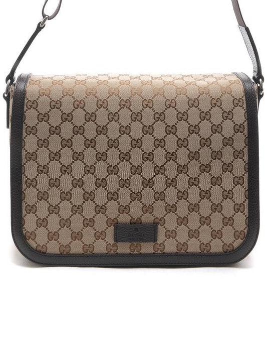 GG Logo Supreme Canvas Flap Cross Bag - GUCCI - BALAAN 2