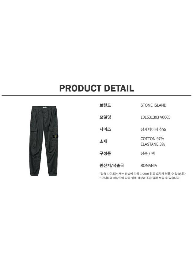 Wappen Patch Cargo Track Pants Grey - STONE ISLAND - BALAAN 6