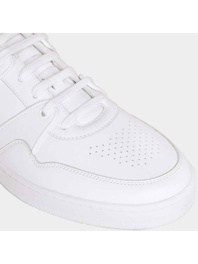 Men's Lace Up Calfskin Low-Top Sneakers Optic White - CELINE - BALAAN 6