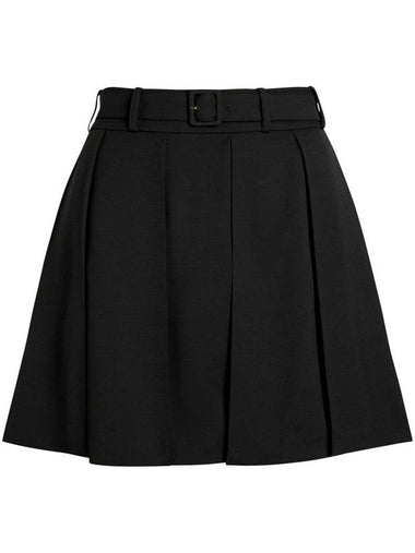 Patou Pleated Wool Mini Skirt - PATOU - BALAAN 1