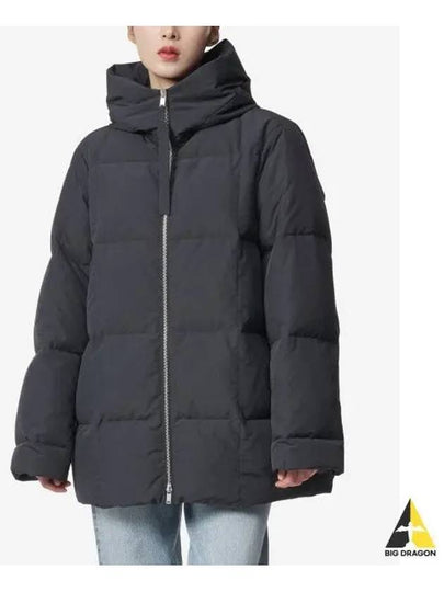 Zipper Quilted Hood Down Padding Black - JIL SANDER - BALAAN 2