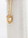 Mini Pop H Pendant Necklace Gold Blanc White - HERMES - BALAAN 9