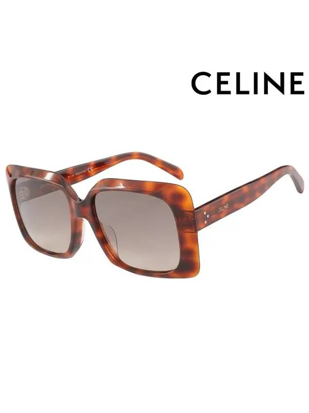 Sunglasses CL40096F 55F Square Acetate Women s - CELINE - BALAAN 1