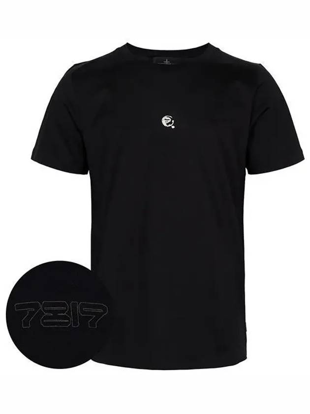 Shadow Project Logo Short Sleeve T-Shirt Black - STONE ISLAND - BALAAN 2