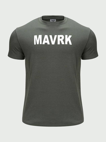 Classic Daily Muscle Fit Short Sleeve T-Shirt Khaki - MAVRK - BALAAN 1