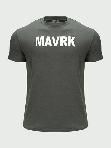 Classic Daily Muscle Fit Short Sleeve T-Shirt Khaki - MAVRK - BALAAN 1