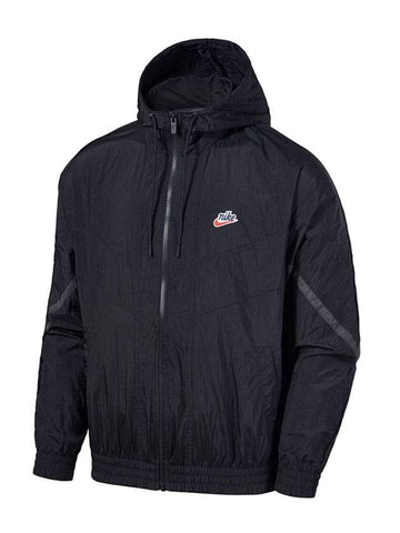 Windrunner Hooded Jacket Black - NIKE - BALAAN 1