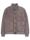 Men s goose down suede jacket Roccia - VALSTAR - BALAAN 1