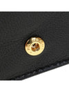 Vitello Gold Logo Saffiano Card Holder Black - PRADA - BALAAN 9