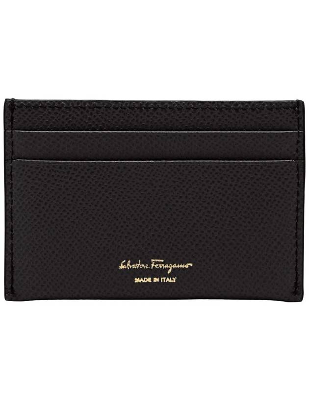 Gancini Card Wallet Black - SALVATORE FERRAGAMO - BALAAN 4