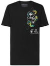 PAAC Skull and Snake Short Sleeve T Shirt Tattoo L Size - PHILIPP PLEIN - BALAAN 1