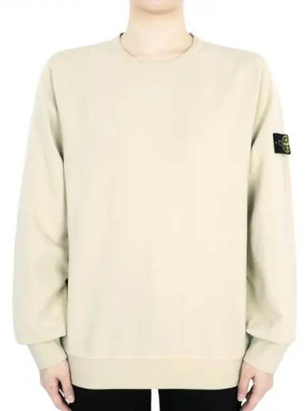 Stone Kids Waffen Patch Round Neck Sweatshirt Beige 801661340 V0091 14A Adult Wearable 270476 1065429 - MONCLER - BALAAN 1