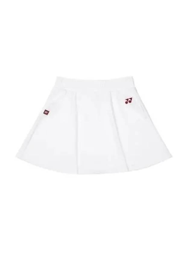 YONEX 235PS002F White Women s Side Pocket Tennis Skirt - YOUNESS - BALAAN 1