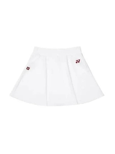 YONEX 235PS002F White Women s Side Pocket Tennis Skirt - YOUNESS - BALAAN 1