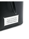 5AC Number Logo Texture Leather Bucket Bag Black - MAISON MARGIELA - BALAAN 7