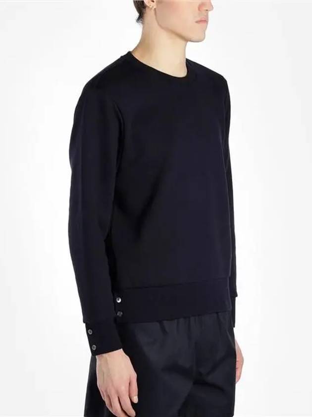 Center Back Stripe Crewneck Sweatshirt Navy - THOM BROWNE - BALAAN 5