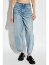 Denim Straight Pants J1641565 BLUE - GANNI - BALAAN 3