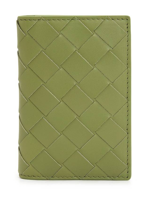 Intrecciato Card Wallet Green - BOTTEGA VENETA - BALAAN 1